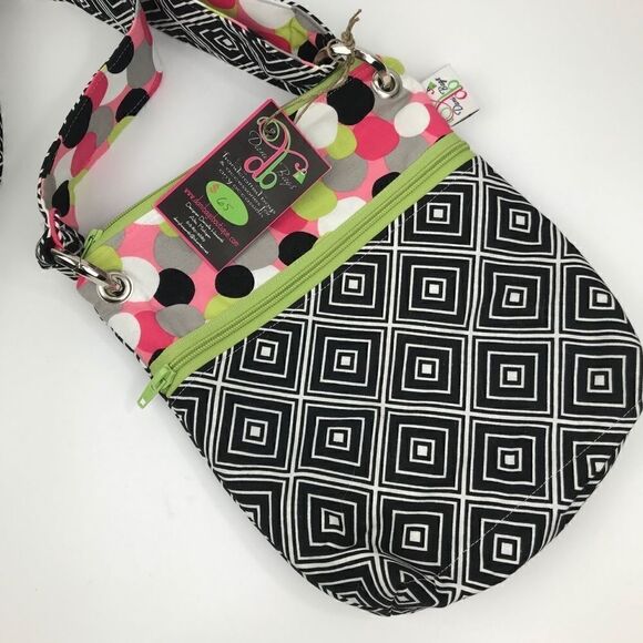 Artisan Hand Crafted Colorful Fabric Crossbody Bag NWT - Picture 2 of 13